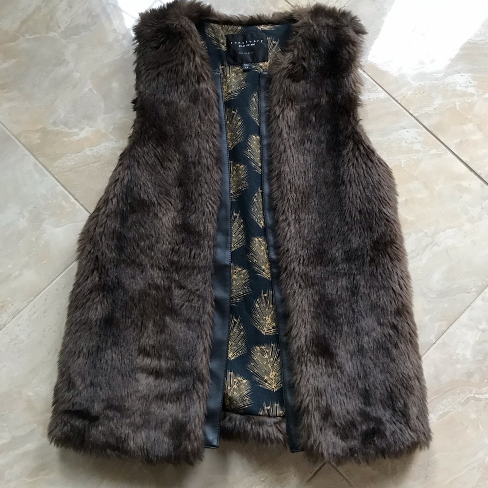 Sanctuary Fur Vest